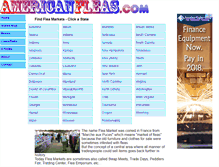 Tablet Screenshot of americanfleas.com